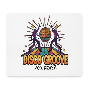 Disco Groove 70s Fever - Mouse Pad (horizontal) - white - Front