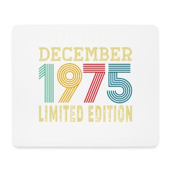 Born December 1975 50 Year Old 50th Anniversary Gift - Mouse Pad (horizontal) - white - Front