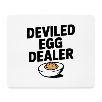 Teuflischer Eierhändler - Mousepad (Querformat) - Weiß - Vorne
