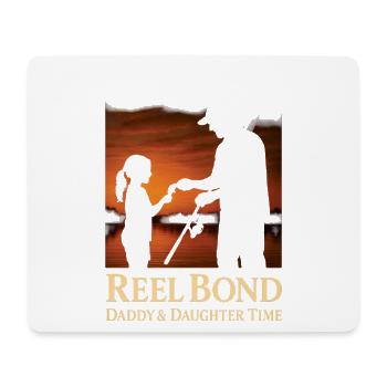 Reel Bond Daddy & Daughter Time - Tapis de souris (format paysage) - blanc - Devant