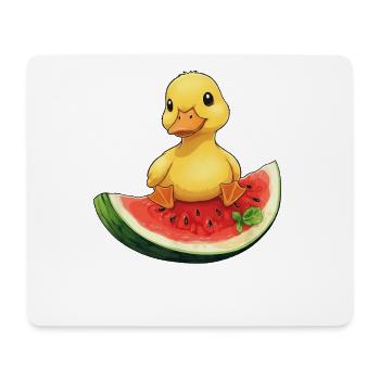Entspanntes Sommerdesign mit Wassermelone Frucht - Mousepad (Querformat) - Weiß - Vorne