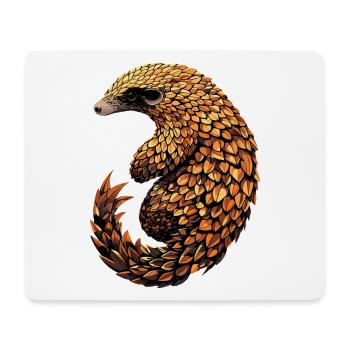 Pangolin Schuppentier Tannenzapfentier Pangoline - Mousepad (Querformat) - Weiß - Vorne