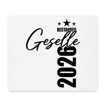 Compagnon réussi en 2026 - examen - réussite - Tapis de souris (format paysage) - blanc - Devant