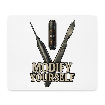 Modifiziere dich selbst - Mousepad (Querformat) - Weiß - Vorne