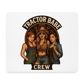 Équipe de Tracteurs Femmes Fermières Fierté - Tapis de souris (format paysage) - blanc - Devant