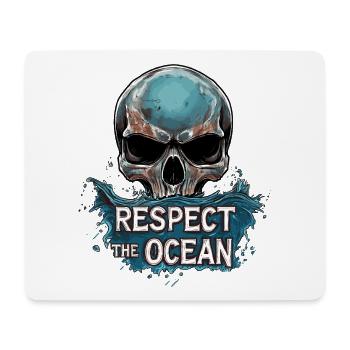 Diver Ocean Diving Respect - Mouse Pad (horizontal) - white - Front