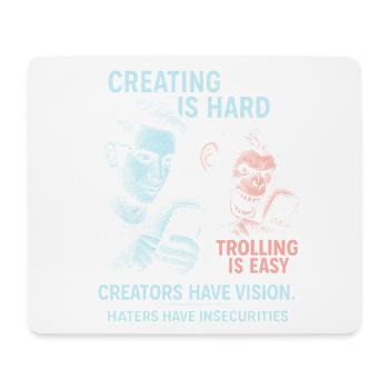 Social Media Creator Shirt Influencers Creators - Mouse Pad (horizontal) - white - Front