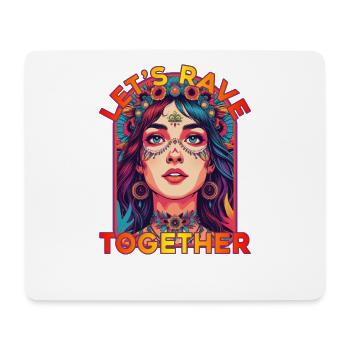 Lasst uns gemeinsam rasen Kandi Goddess - Mousepad (Querformat) - Weiß - Vorne