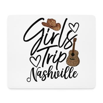 Voyage entre filles Nashville - Tapis de souris (format paysage) - blanc - Devant