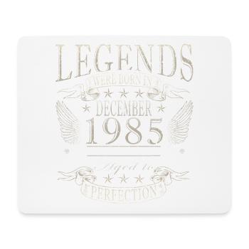 1985 December Birthday Gift - Mouse Pad (horizontal) - white - Front