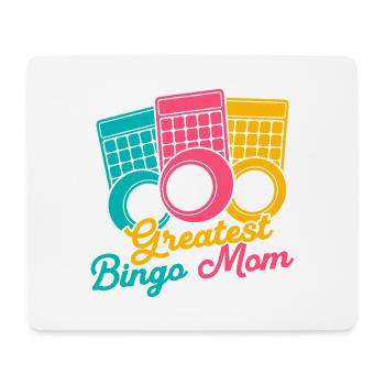 Bingo Game Greatest Bingo Mom Bingo - Mouse Pad (horizontal) - white - Front