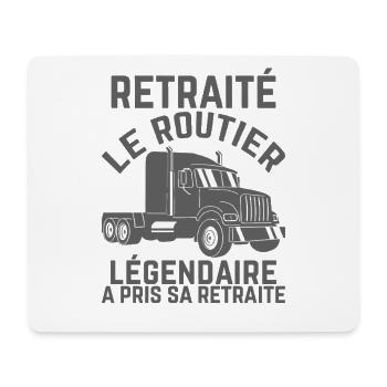 Legendärer pensionierter Lkw-Fahrer-Geschenk zum Karriereende - Mousepad (Querformat) - Weiß - Vorne