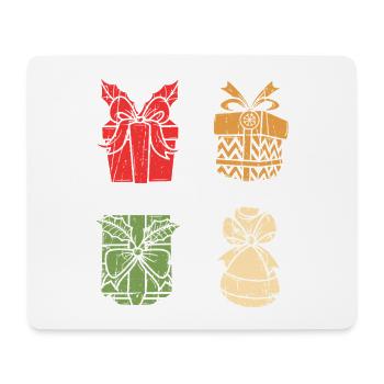 Weihnachtsmann Weihnachtszeit Weihnachten - Mousepad (Querformat) - Weiß - Vorne