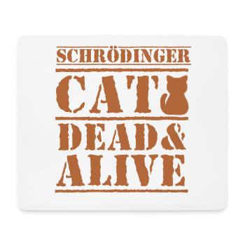 Schrödingers Katze - Mousepad (Querformat) - Weiß - Vorne