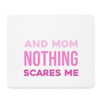 Doktor und Mama – Nichts schreckt mich - Mousepad (Querformat) - Weiß - Vorne