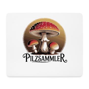 Mystical toadstools in the moonlight - Mouse Pad (horizontal) - white - Front