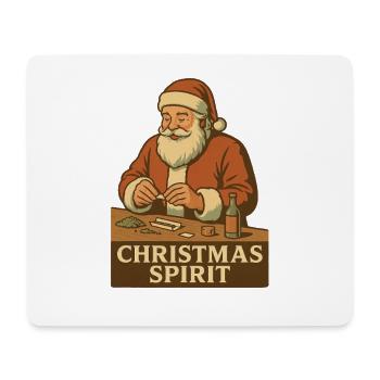 christmas spirit - Mouse Pad (horizontal) - white - Front