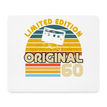 60 Ans Vintage Cadeau Anniversaire Rétro Original - Tapis de souris (format paysage) - blanc - Devant