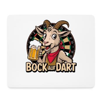 Bock Auf Dart Ziege Mit Bierkrug - Mousepad (Querformat) - Weiß - Vorne