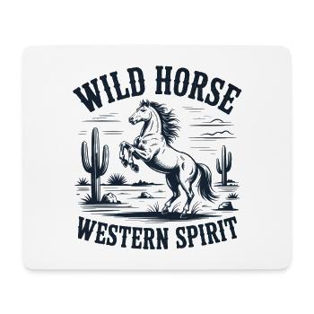 Vintage Western Spirit - Tapis de souris (format paysage) - blanc - Devant