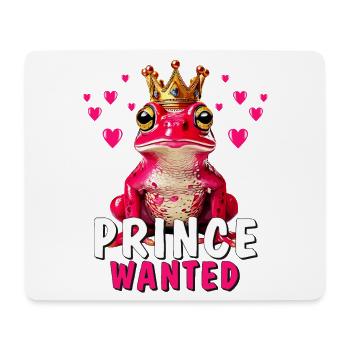FROG PRINCE WANTED - Mouse Pad (horizontal) - white - Front