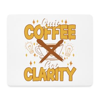 Kaffeeentzug Koffeinfrei Ex-Kaffeetrinker - Mousepad (Querformat) - Weiß - Vorne