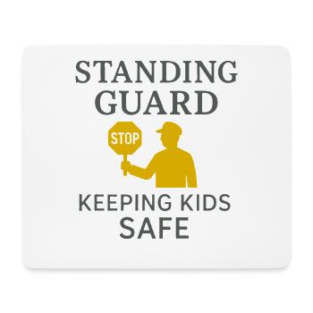 Crossing Guard Gift Security Team - Mouse Pad (horizontal) - white - Front