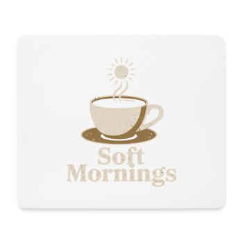 Vintage morning coffee - Mouse Pad (horizontal) - white - Front