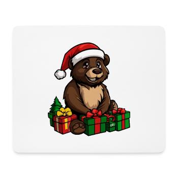 Bear Christmas Gifts - Mouse Pad (horizontal) - white - Front