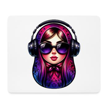  Russian Matroschka Musik Russland Russische - Mousepad (Querformat) - Weiß - Vorne
