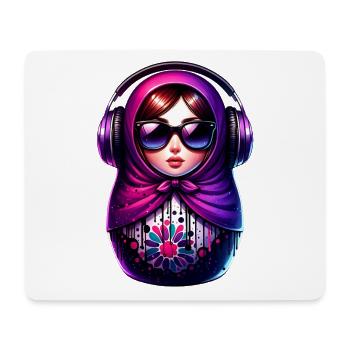 Russian Matryoshka Music Russia Russian - Mouse Pad (horizontal) - white - Front