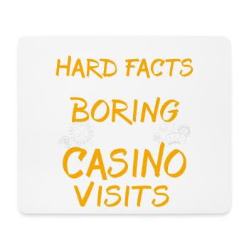Casino Glücksspieler - Mousepad (Querformat) - Weiß - Vorne