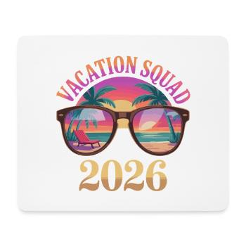 Vacances de l’équipe de vacances 2026 - Tapis de souris (format paysage) - blanc - Devant