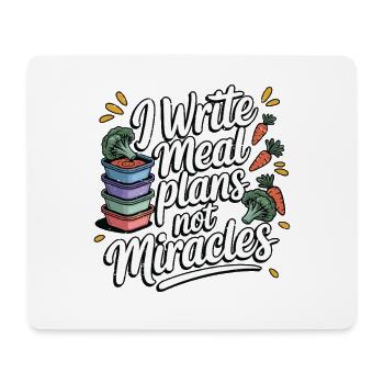 Nutritionist I Write Meal Plans Nutritional Coach - Mouse Pad (horizontal) - white - Front
