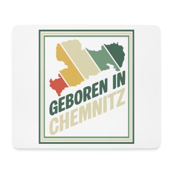Né à Chemnitz Vintage Signet - Tapis de souris (format paysage) - blanc - Devant