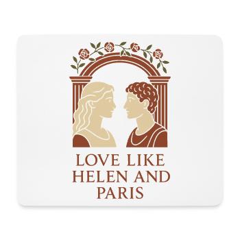 Antike Liebesmythologie Romantik Vintage - Mousepad (Querformat) - Weiß - Vorne