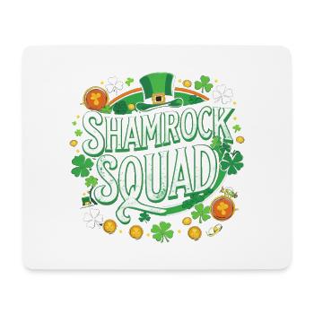 Shamrock Squad: Grünzauber - Mousepad (Querformat) - Weiß - Vorne