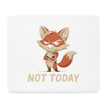 Fuchs Humor - Mousepad (Querformat) - Weiß - Vorne