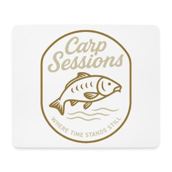 Carp Sessions Where Time Stands Still - Mouse Pad (horizontal) - white - Front