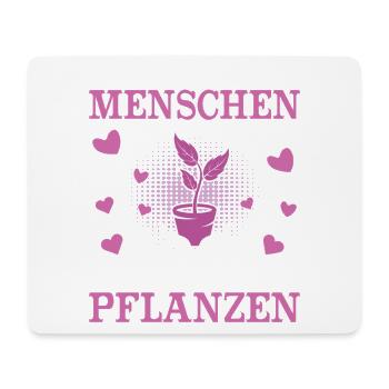 Garten Gärtner Gärtnern Spruch Gartenbau Pflanzen - Mousepad (Querformat) - Weiß - Vorne