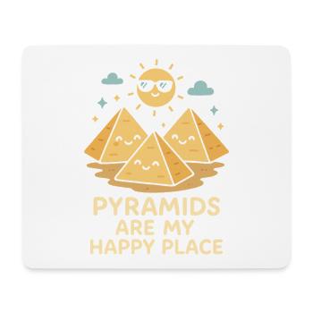 Pharaoh Archaeology in Ancient Egypt - Mouse Pad (horizontal) - white - Front