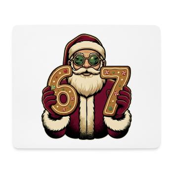 Santa's Sugar Counts 67 - Mouse Pad (horizontal) - white - Front
