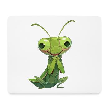 Gottesanbeterinnen Gottesanbeterin - Mousepad (Querformat) - Weiß - Vorne