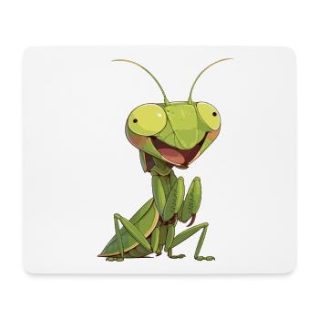 Gottesanbeterinnen Gottesanbeterin - Mousepad (Querformat) - Weiß - Vorne