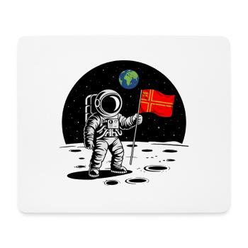 Norman Astronaut Normandy Pride Weltraumhumor - Mousepad (Querformat) - Weiß - Vorne