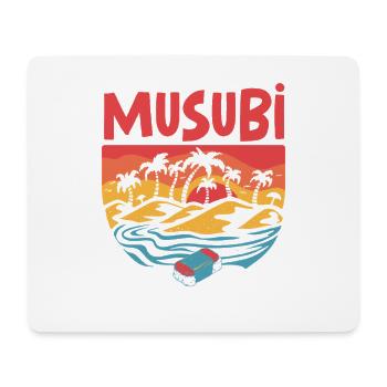 Musubi The Real Island Snack - Mousepad (Querformat) - Weiß - Vorne