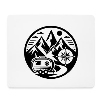 Camping - Mouse Pad (horizontal) - white - Front