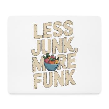 Nutritionniste Moins de malbouffe Plus de funk Coach nutritionnel - Tapis de souris (format paysage) - blanc - Devant