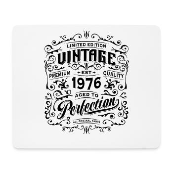 Vintage 1976 Limited Edition Retro Birthday - Mouse Pad (horizontal) - white - Front
