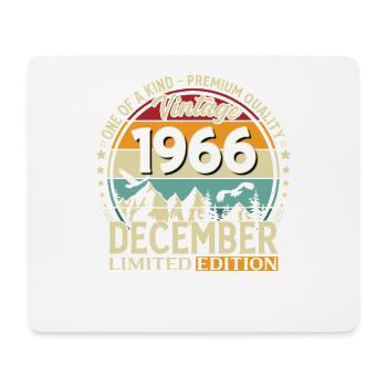 59e anniversaire Millésime décembre 1966 - Tapis de souris (format paysage) - blanc - Devant